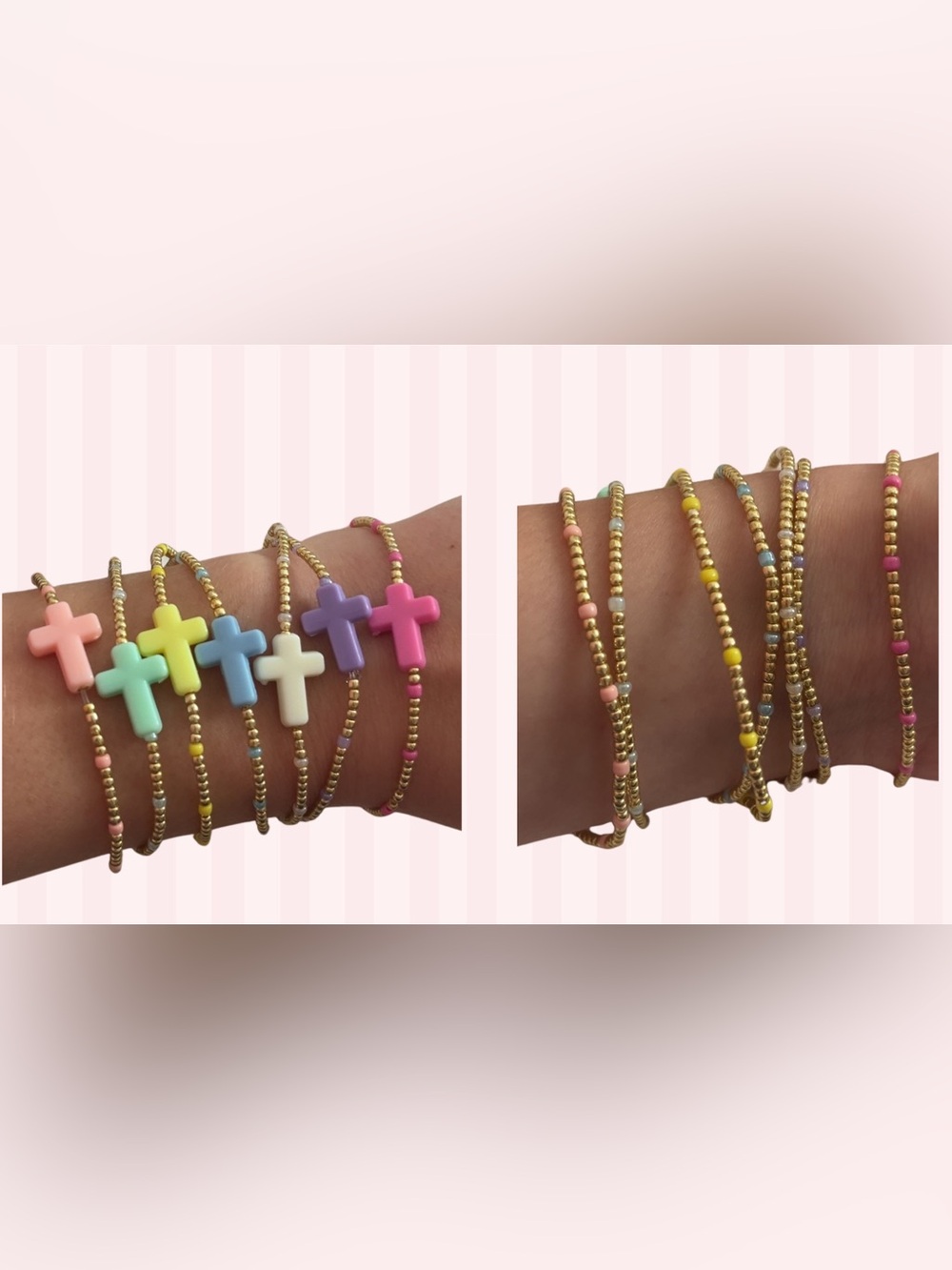 Colored cross bracelets - Womens Jewelry